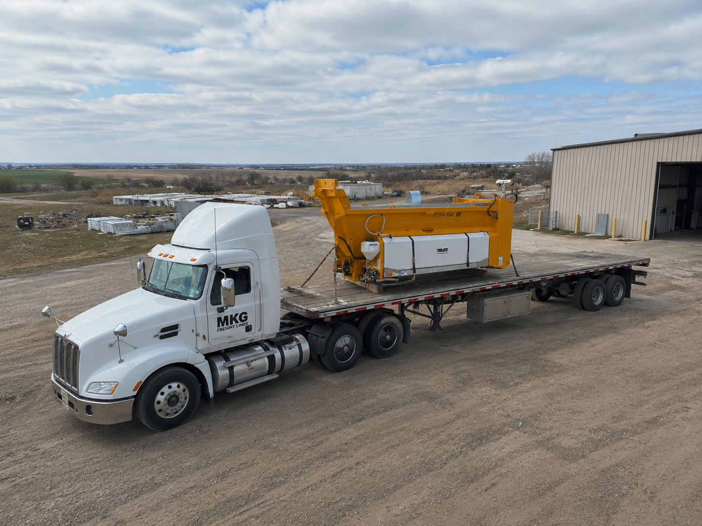 MKG Freight Lines truck — Brampton